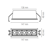 Incassi  Lampade da soffitto Led Miglior prezzo on line Luce&Luci Roma Tuscolana
