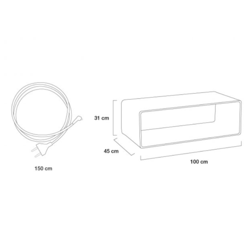 Ecommerce illuminazione casa – Vendita Lampada da terra Tavolino Led Solid Vesta Online Al Miglior Prezzo