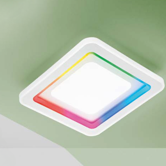 Ecommerce illuminazione casa - Vendita Plafoniera Quadrata Rgb Online Al Miglior Prezzo