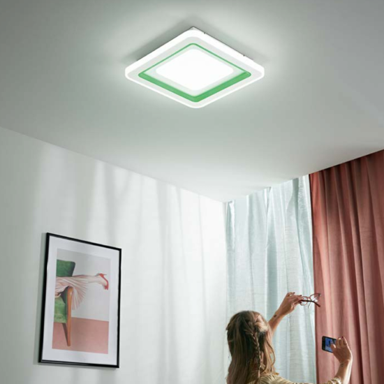Ecommerce illuminazione casa - Vendita Plafoniera Quadrata Rgb Online Al Miglior Prezzo