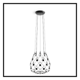 Ecommerce illuminazione casa - Vendita Sospensione Mesh Luceplan Online Al Miglior Prezzo