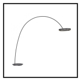 Ecommerce illuminazione casa - Vendita Lampada Da Terra Loop Bow Pure Online Al Miglior Prezzo