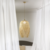 Ecommerce illuminazione casa – Vendita Sospensione Bambù Design naturale Online Al Miglior Prezzo