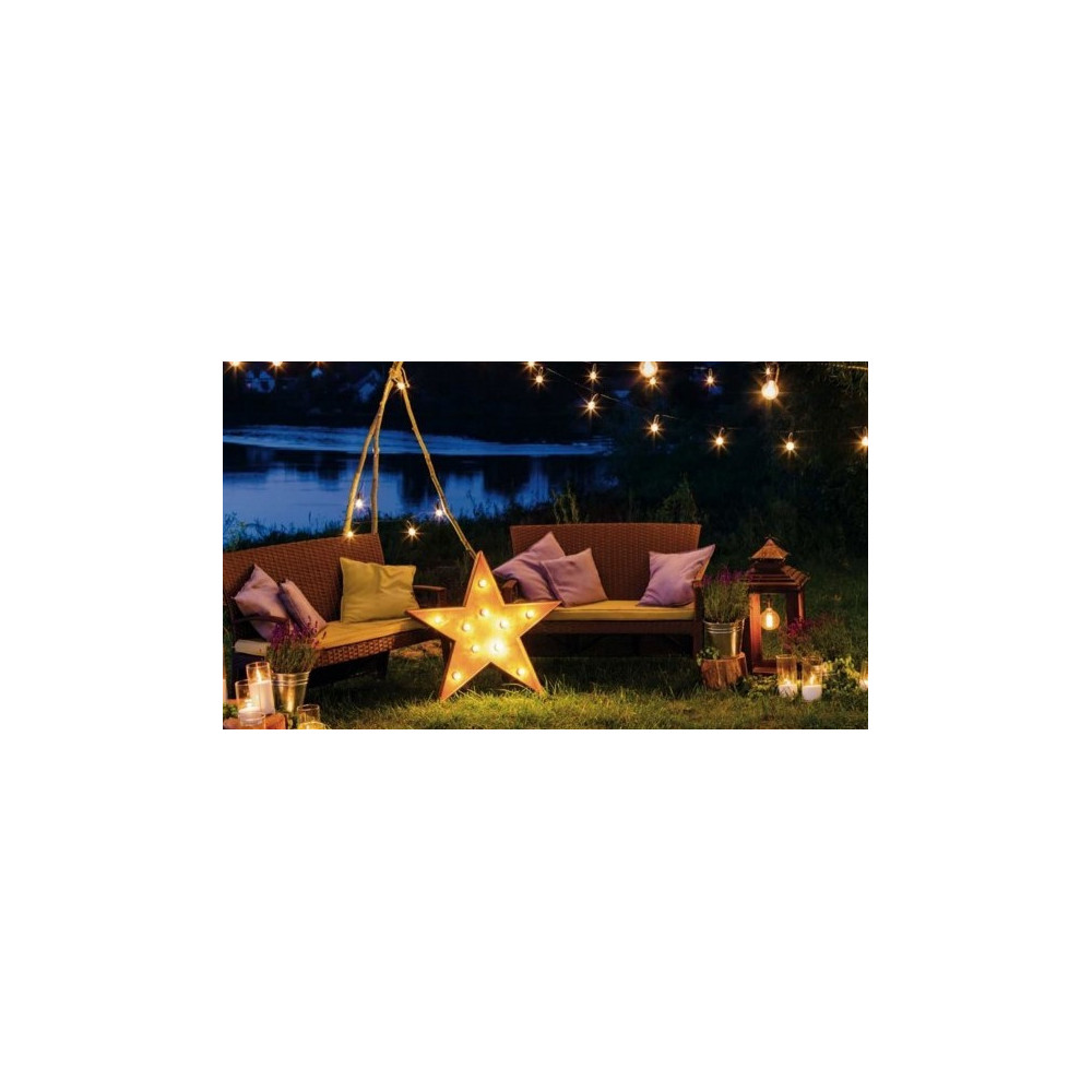 Stringa elettrificata Lampade da soffitto Giardino Esterno Miglior prezzo on line Luce&Luci Roma Tuscolana