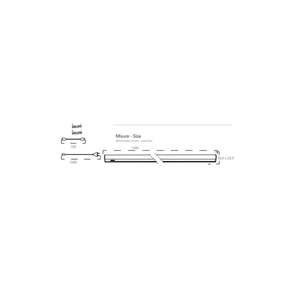 Barra sotto poensile Led al miglior prezzo on line Luce&Luci Roma Tuscolana