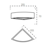 Negozio Illuminotecnica Roma – Vendita Applique Angolare Gesso Verniciabile Online Al Miglior Prezzo