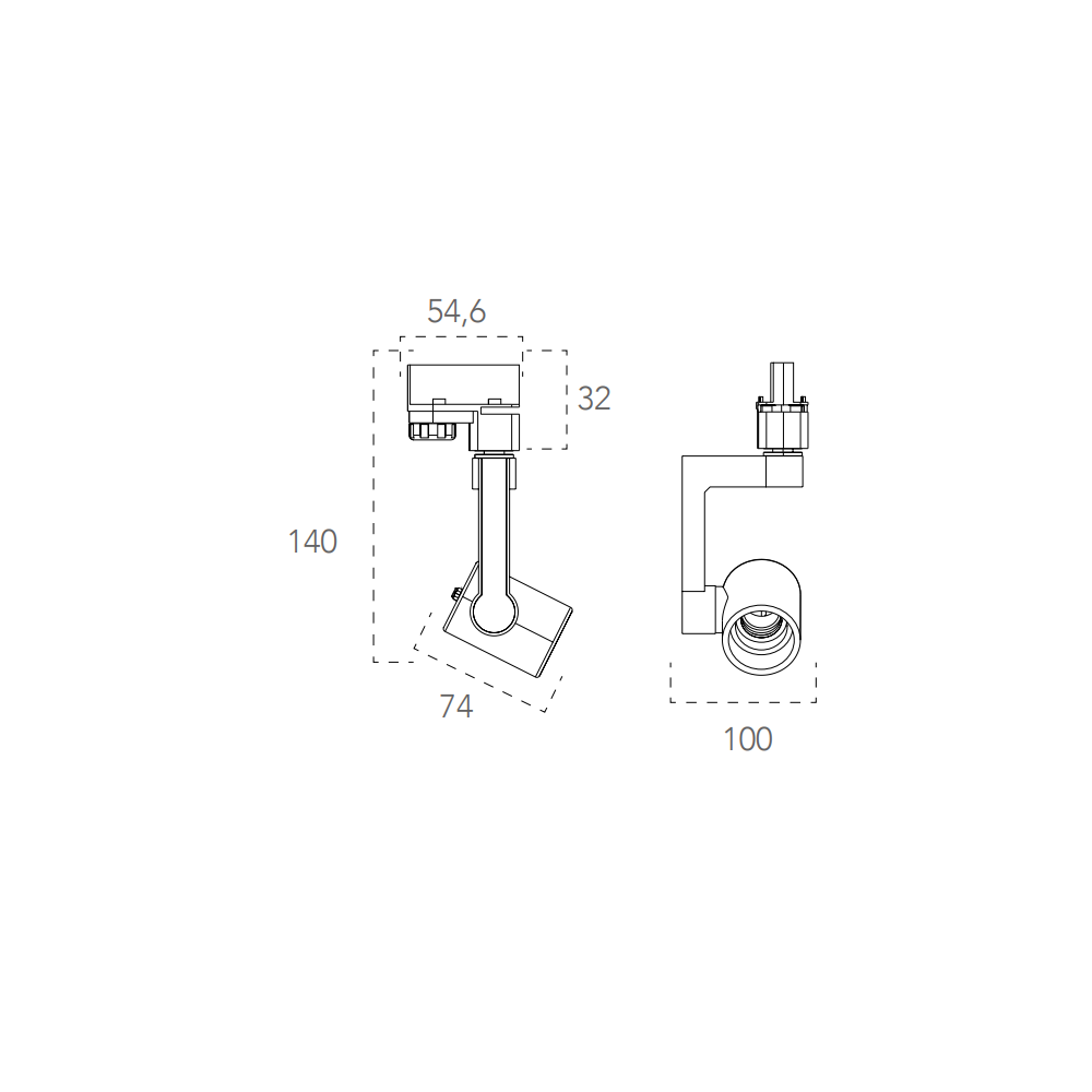 Binario Adattatore trifase Lampade da soffitto  Miglior prezzo on line   Luce&Luci Roma Tuscolana