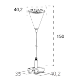 Binario Adattatore trifase Lampade da soffitto  Miglior prezzo on line   Luce&Luci Roma Tuscolana