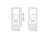 Applique Lampade da parete Esterno Miglior prezzo on line Luce&Luci Roma Tuscolana